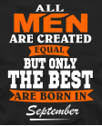 All men in September